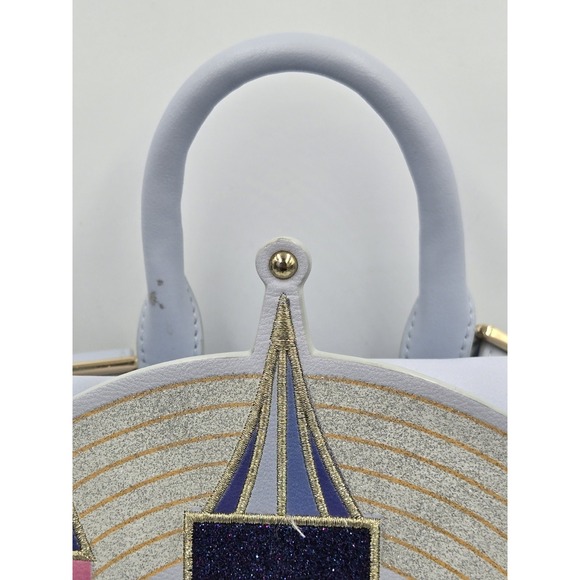 Disney Danielle Nicole Backpack Womens Princess Castle Studded Purse Bag - Picture 13 of 15